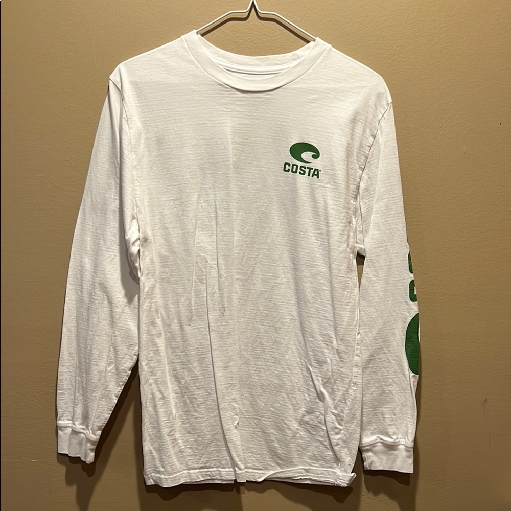 Costa White Long Sleeve Men's Shirt